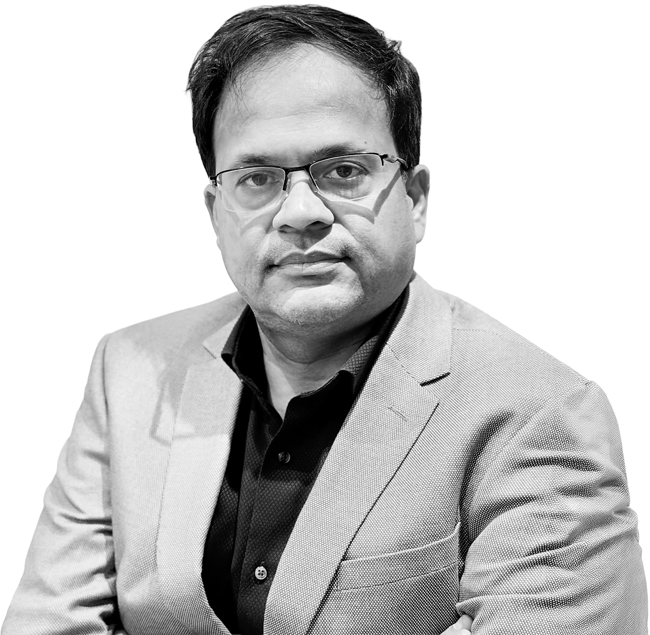 Portrait of Dr Bikash  Bhojnagarwala