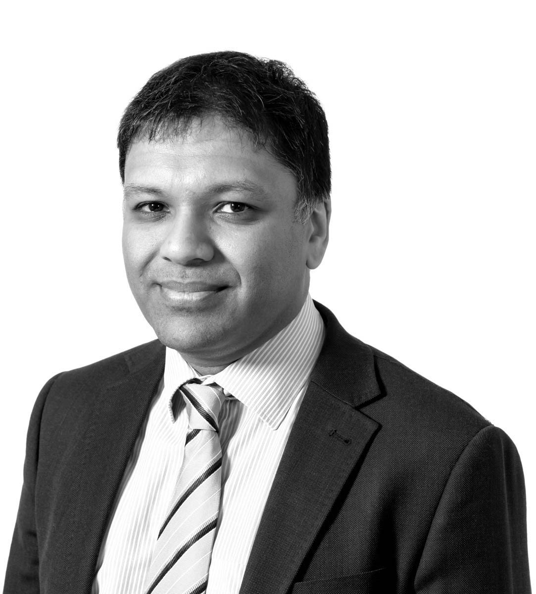 Portrait of Dr Hussain Contractor
